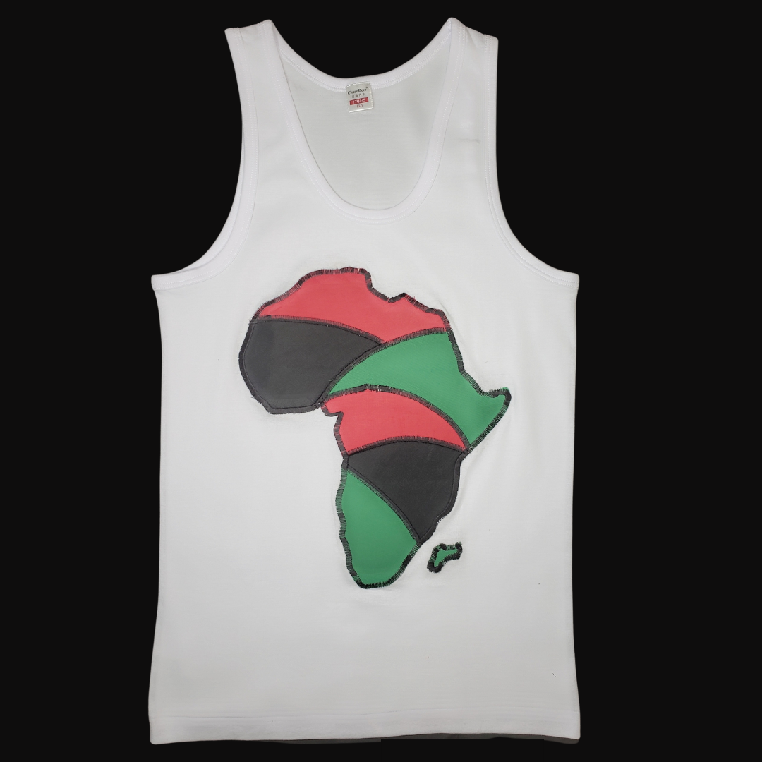 Africa Continent Red, Green, Black Marina