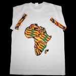 Load image into Gallery viewer, African Continent  Red, Blue, Yellow T-Shirt
