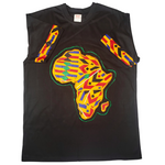 Load image into Gallery viewer, African Continent  Red, Blue, Yellow T-Shirt
